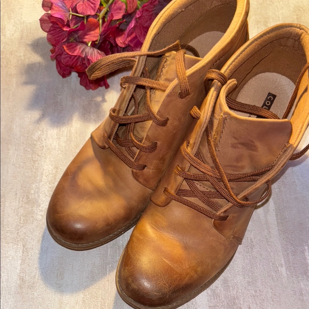 Brown Leather Women's Shoes